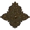 Ekena Millwork Melchor Diamond Ceiling Medallion (Fits Canopies up to 4"), 67 1/4"W x 43 3/8"H x 4"ID x 2"P, Brass CM70X43MLBRS - alternate 3